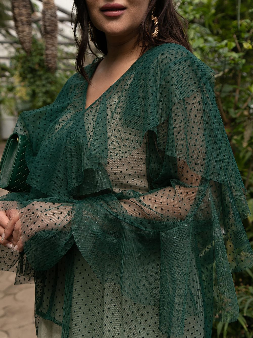 Блуза Диантус (зеленая) Б15548-39М LT Collection