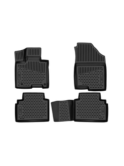 Коврики в салон для HYUNDAI Tucson (IV длинная база) 2020-, 4 шт. (Повышенная устойчивость, повышенная износостойкость) FORMAT.3DAN0017210