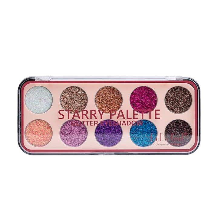 Глиттер для век DoDo Girl Starry Palette тон 03, 10 цветов