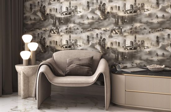 Обои винил на флиз.осн Fox Эмират 113219