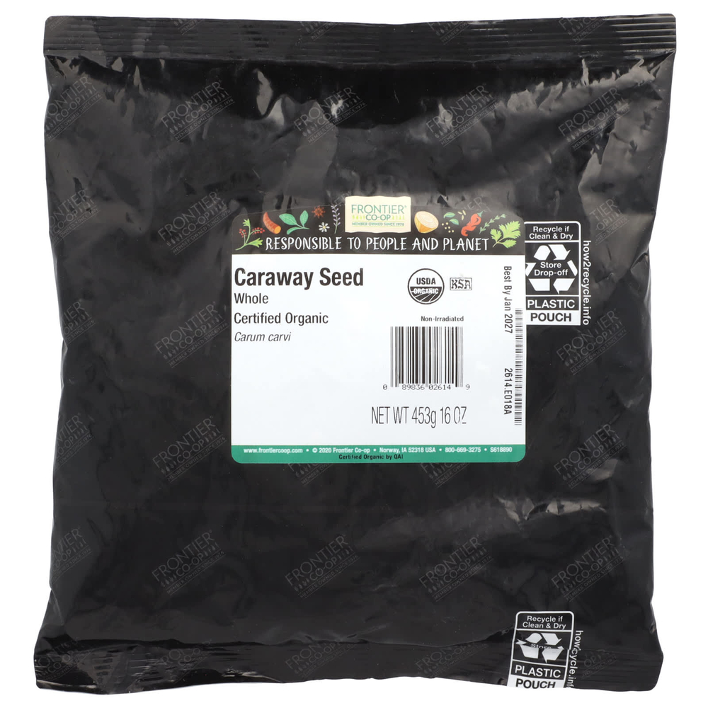 Frontier Co-op, Органические цельные семена тмина, 453 г (16 унций)