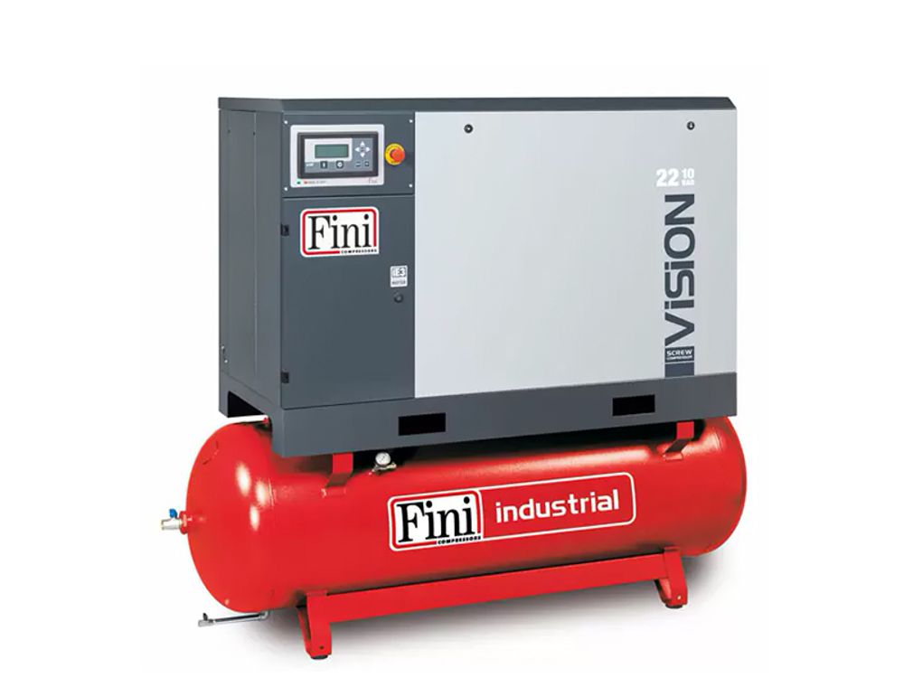 Винтовой компрессор на ресивере с осушителеми частотником FINI VISION 2210-500F-ES VS