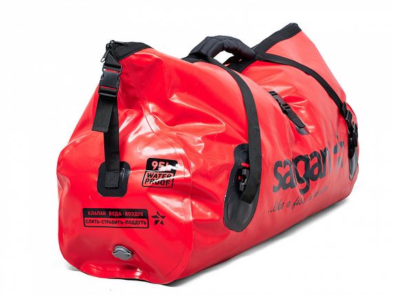 Гермосумка Sargan Капля длина 90 см объем 95 л красная