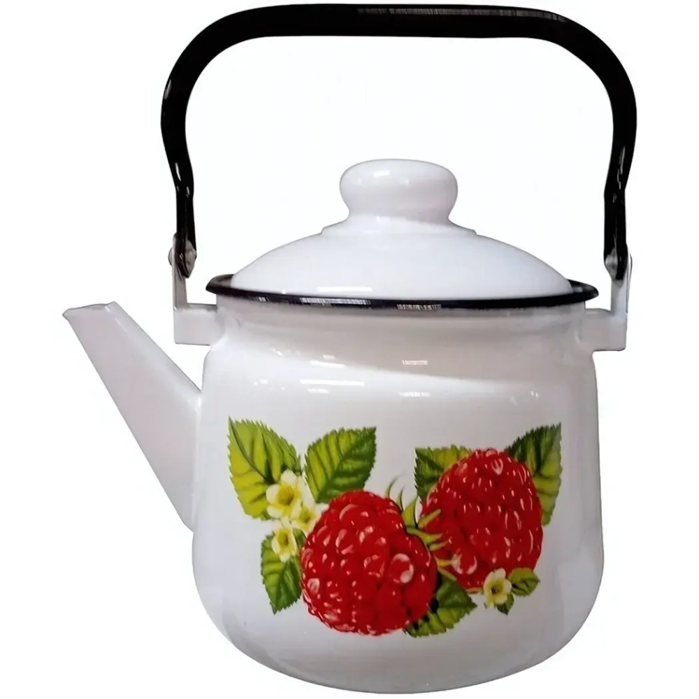 Чайник эмалированный 1,5л «Малина»