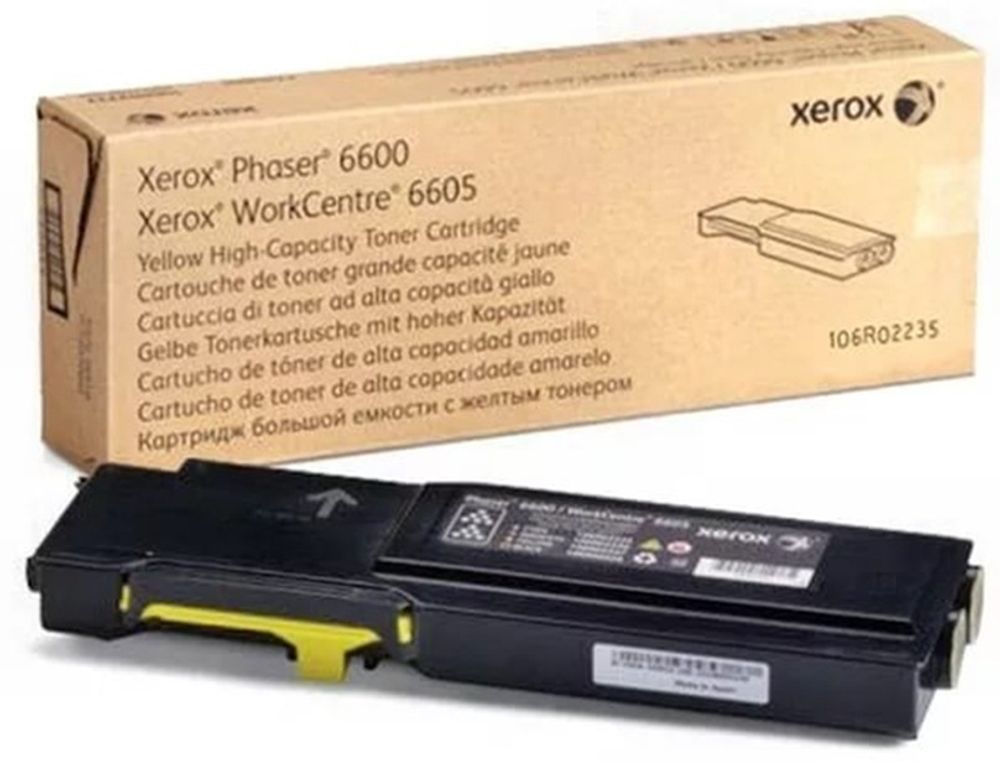 Картриджи Xerox 106R02235 желтый (yellow)