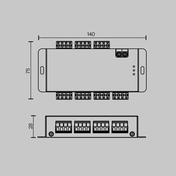 Усилитель сигнала SPI 6-ти канальный Lighting control 711007