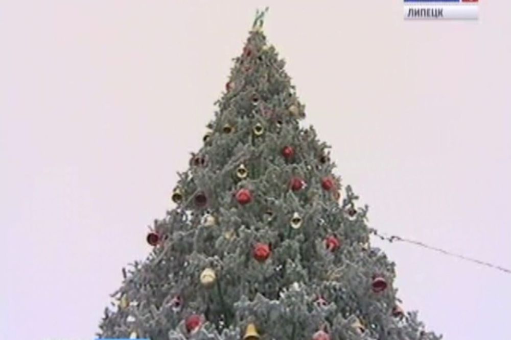 Уличная елка ствольная "Альпийская изумрудная" (пвх бело-зелёная) 12 м