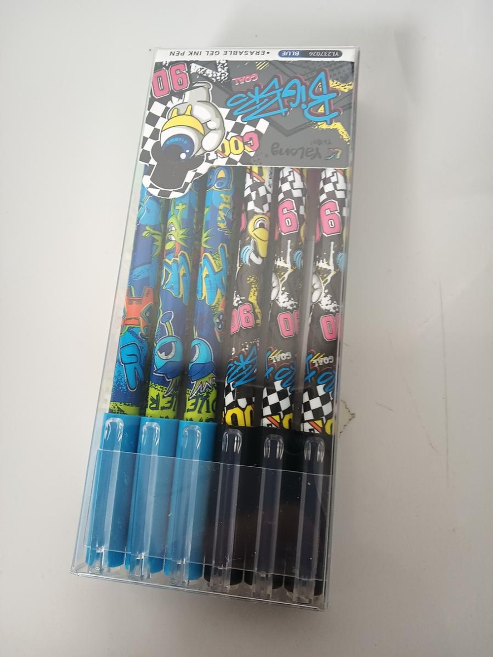 Ручка пиши-стирай "Teens" 0,5мм, синяя, 4 вида микс