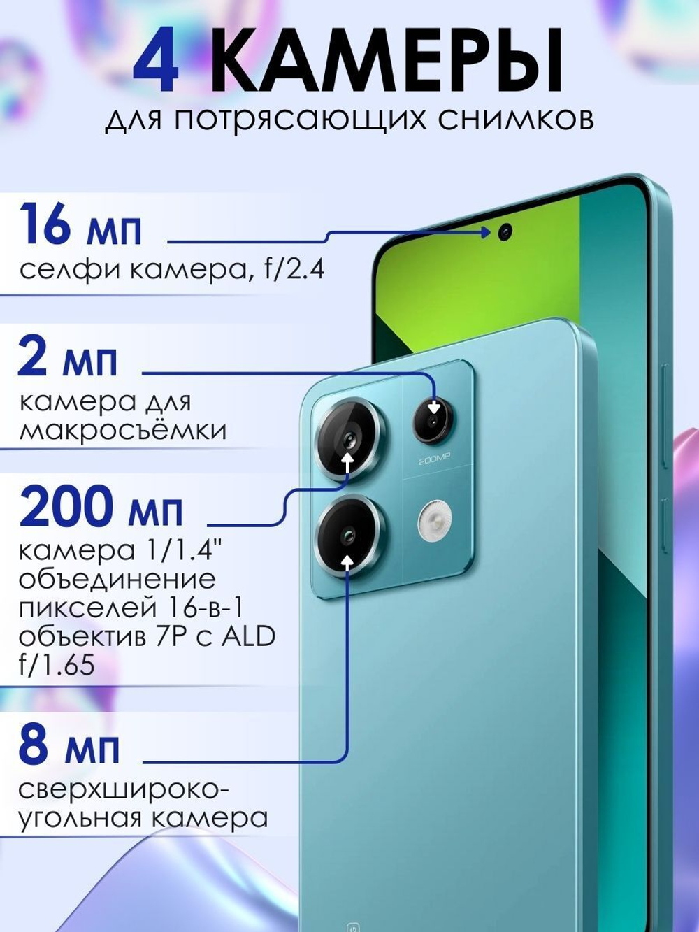 Смартфон Xiaomi Redmi Note 13 Pro 5G 12/512 ГБ, фиолетовый