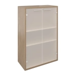 Шкаф низкий с матовым стеклом ДУБЛИН