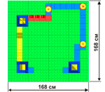 Конструктор Leco Крепости GigaBloks 10"
