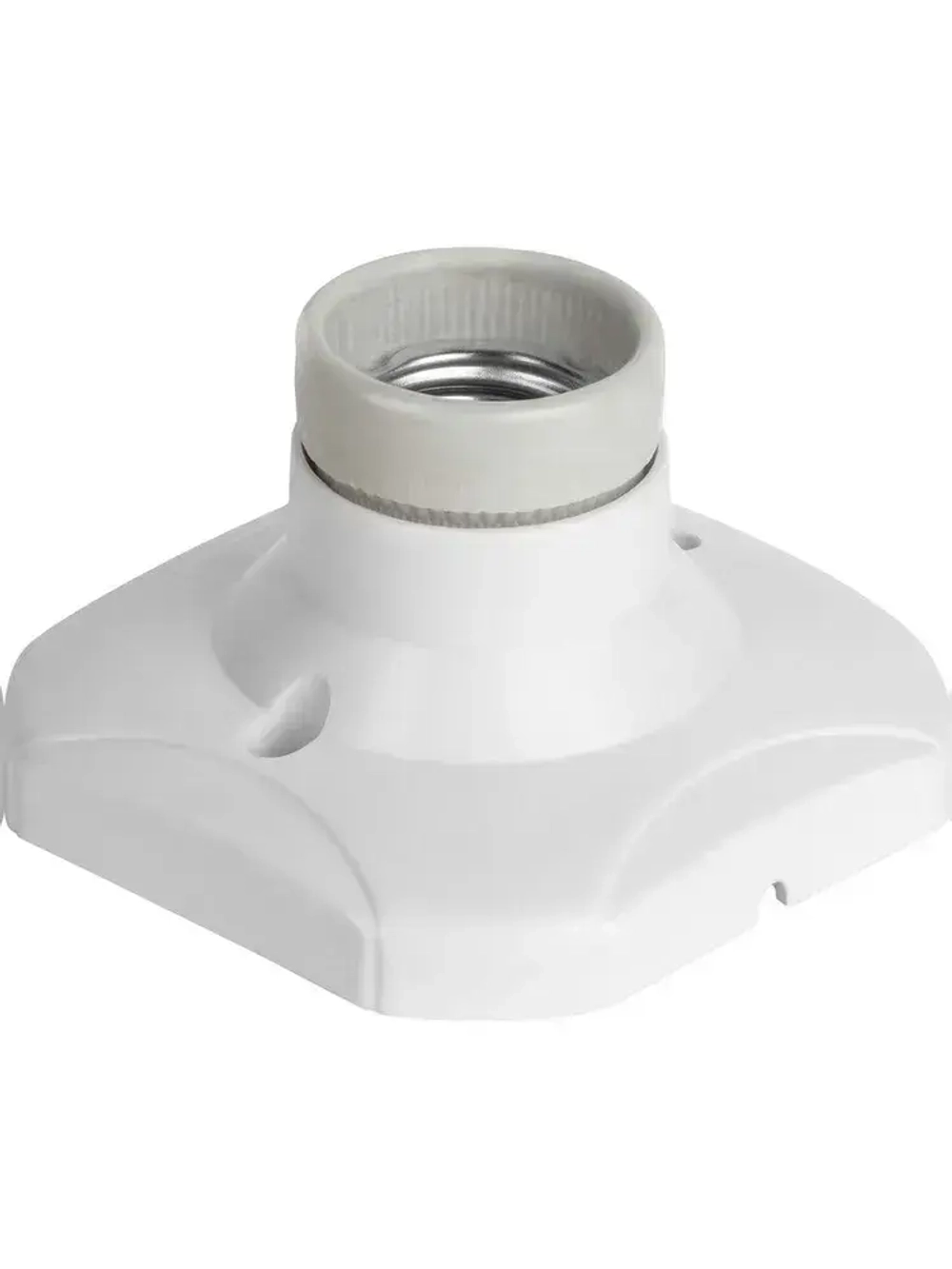 Патрон-основание E27, керамический, белый, duwi 24618 3