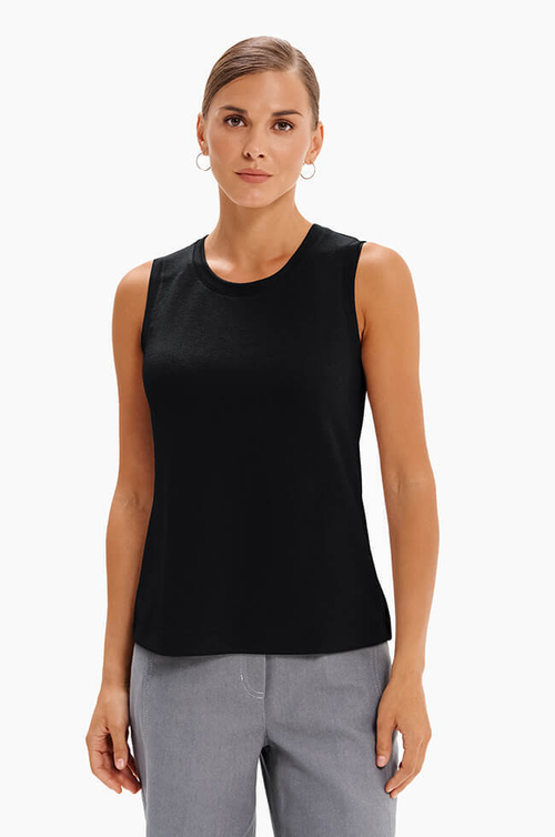 23434 Майка женская (черный)