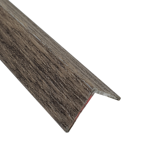 Угол 15*15мм "DO-5" 2,7м Дуб серый ламинир. алюм.