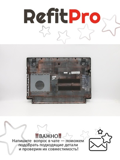 Нижняя часть корпуса (поддон) для ноутбука Lenovo Flex 2-15, чёрный (5CB0F76746), оригинал