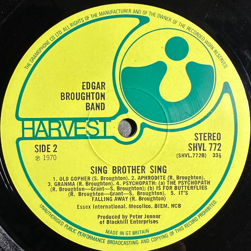 Edgar Broughton Band - Sing Brother Sing (Англия 1970г.)