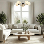 5642/5C COMFI LN23 000 чёрный, золотой Люстра потолочная E27 5*60W 220V BLISS