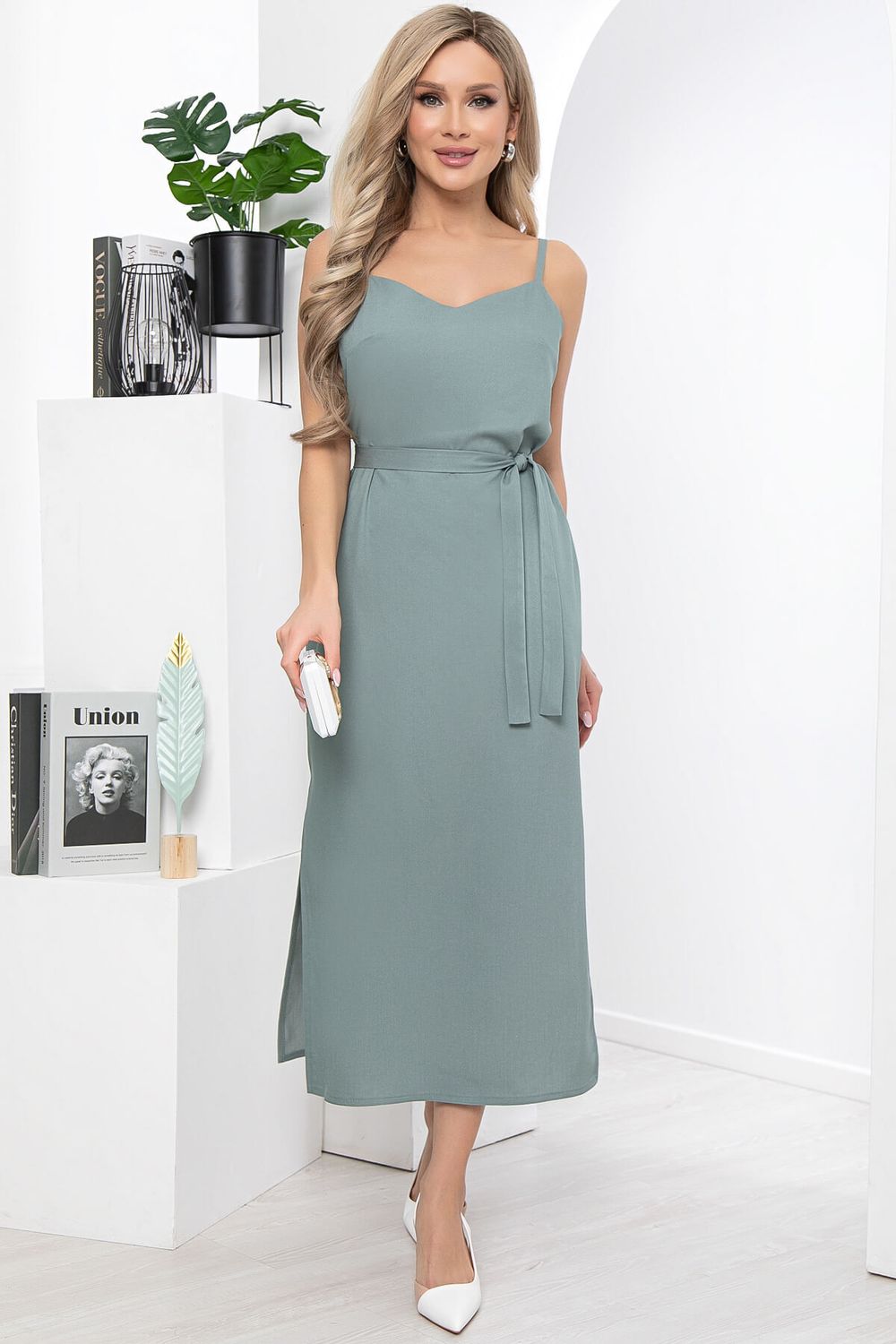 Платье комбинация "Мэй" (грин) П5888 LT Collection (Акция)