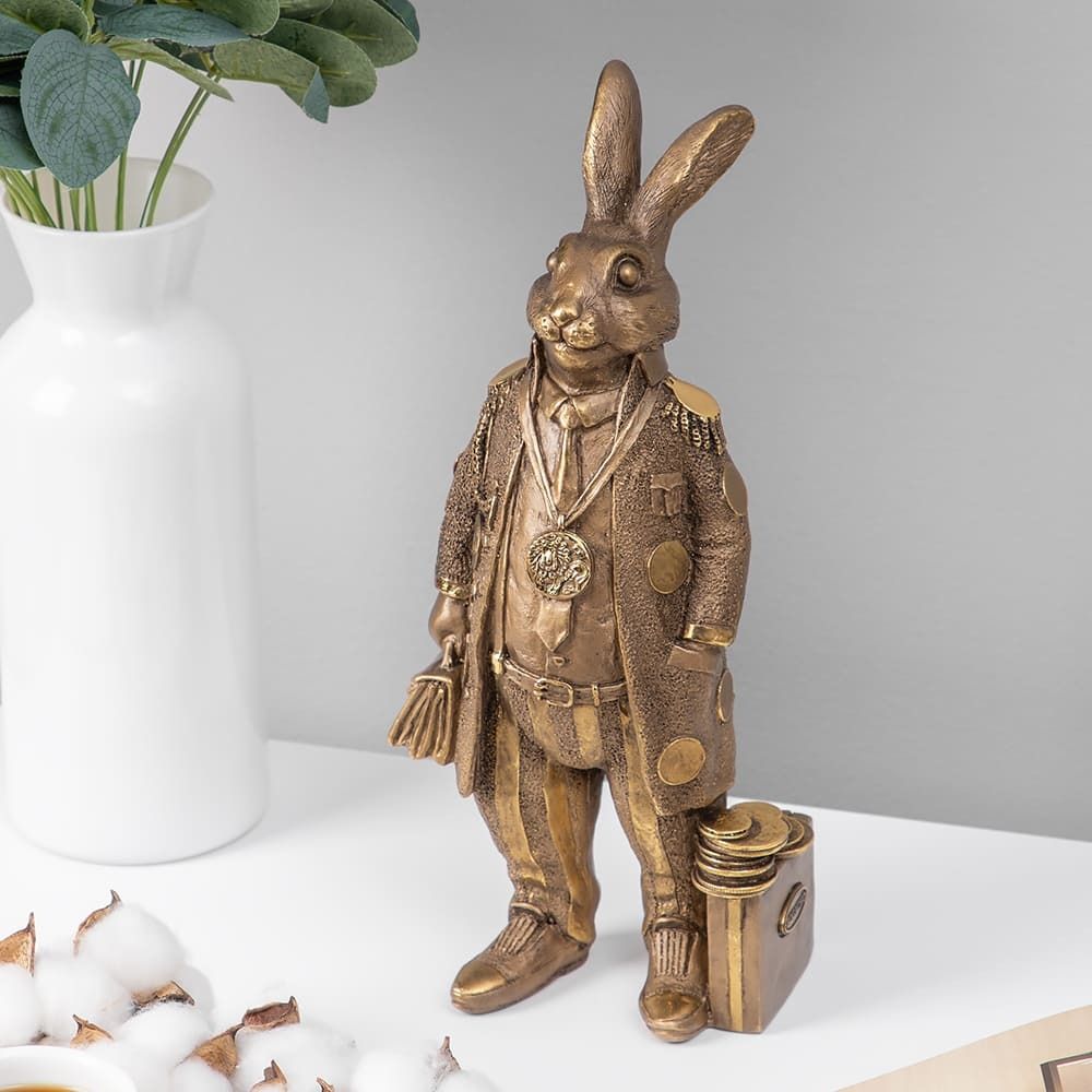 Статуэтка Кролик Роджер Бронза