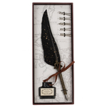 Набор подарочный, Ломоносов: ручка перьевая, 5 наконечников, чернильница