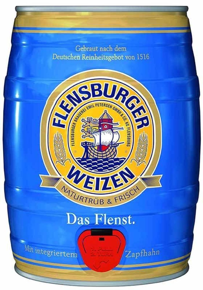 Пиво Фленсбургер Вайцен / Flensburger Weizen 5л