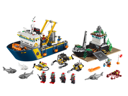 LEGO City: Корабль исследователей морских глубин 60095 — Deep Sea Exploration Vessel — Лего Сити Город