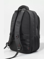 Рюкзак Triplus CX012, мужской, застежка на молнии, полиэстер, чёрный 47х34х15 см