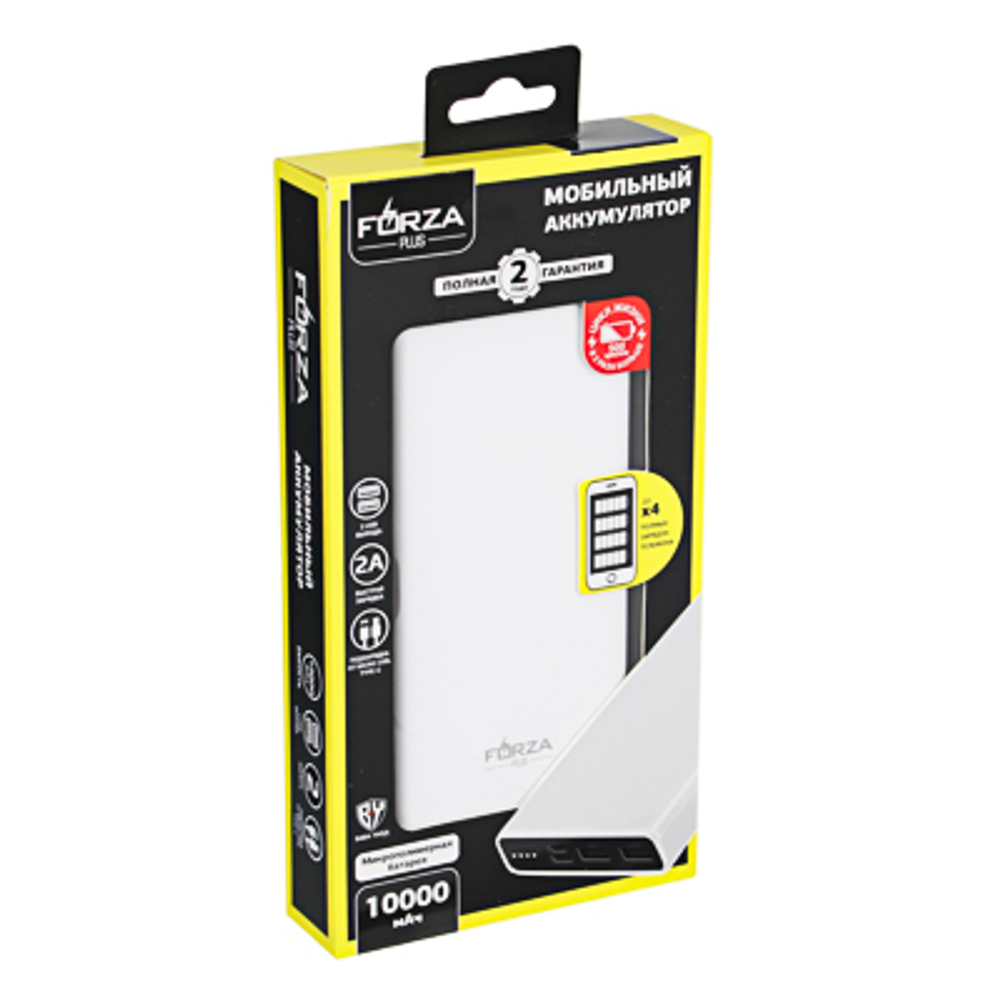 FORZA Аккумулятор мобильный 1000м Ач, 2А