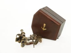 Nautical Морской секстант в деревянном футляре