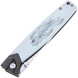 Складной нож STEELCLAW "Baл-01W-Карп" 2 поколение c клинком из стали D2, рукоять G10