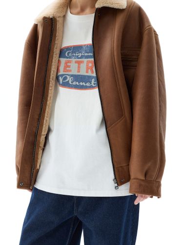 Белый хлопковый лонгслив RETRO