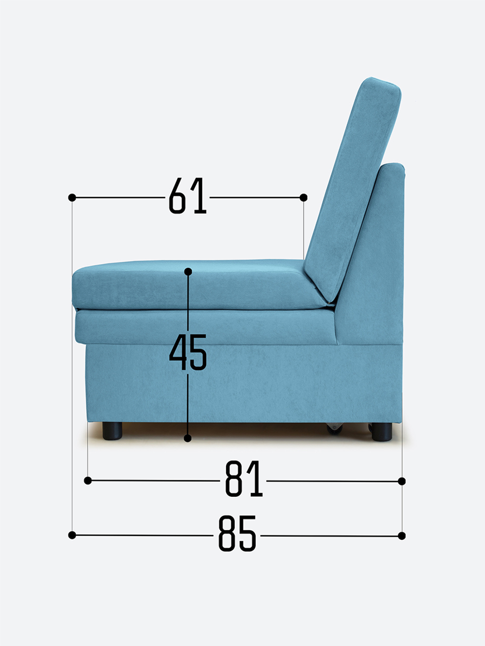 Кресло-кровать "Экономик" 90 см