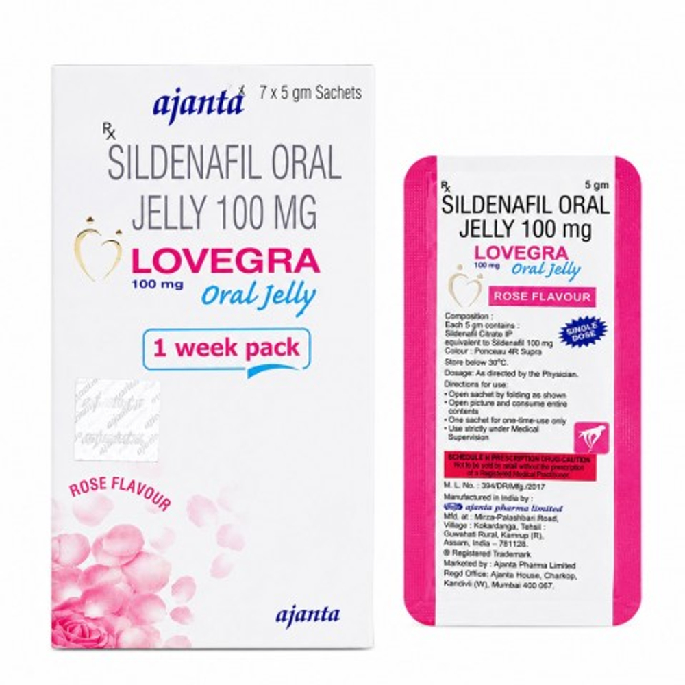 Возбуждающее желе для женщин Lovegra
