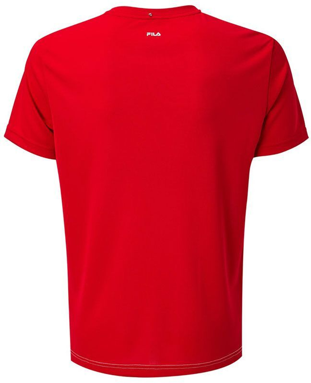 Мужская теннисная футболка Fila T-Shirt Steve M - white/fila red