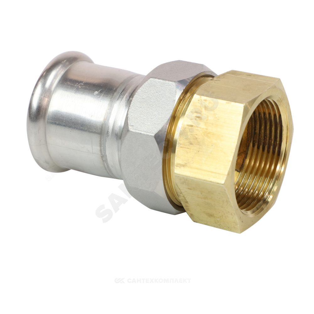 Муфта разъемная сталь нерж AISI 316L Дн 15х1/2" Ру16 пресс/ВР Inoxpres RM 184015003