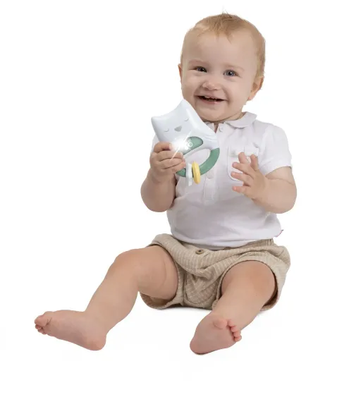 Игрушка погремушка-ночник Chicco Совенок 2 в 1