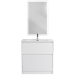 Тумба под раковину BelBagno Kraft 39 80 KRAFT39-800/390-2C-PIA-BO Bianco Opaco