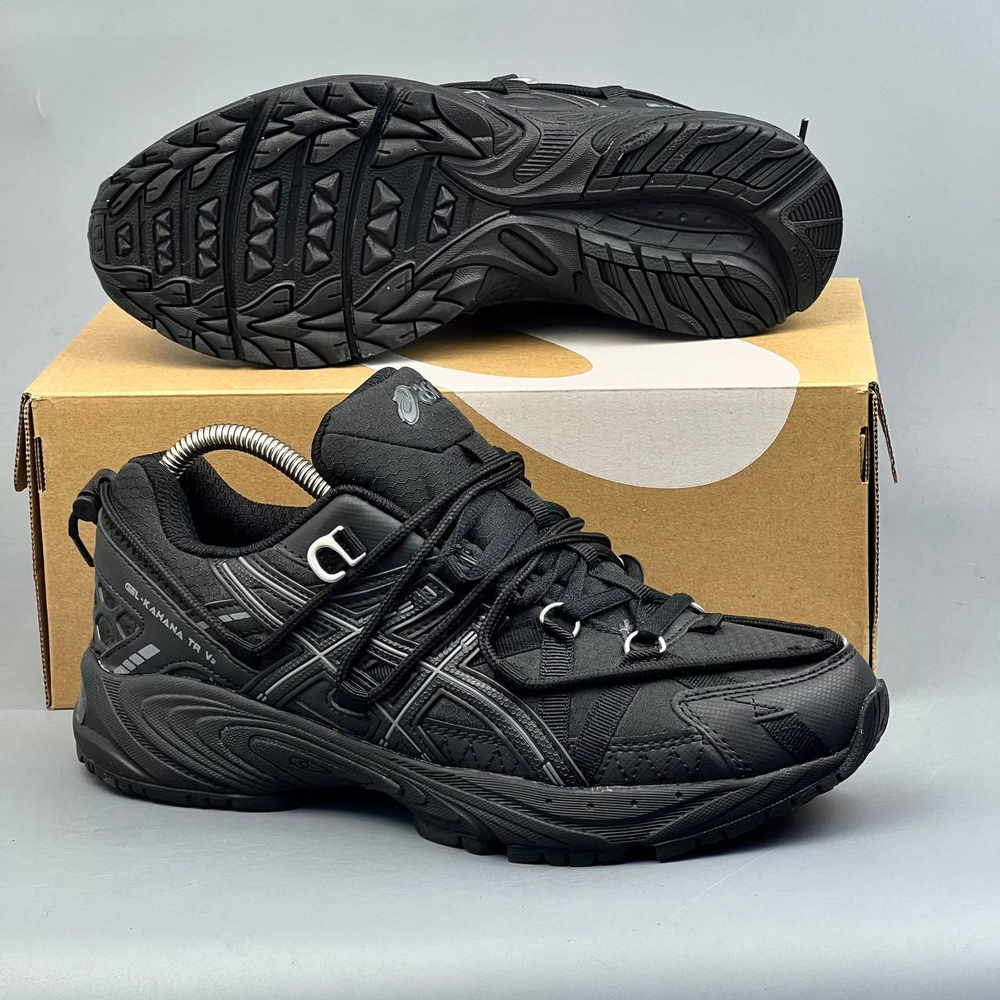 Кроссовки Asics Kahana GoreTex ТЕРМО #378 (черн.)