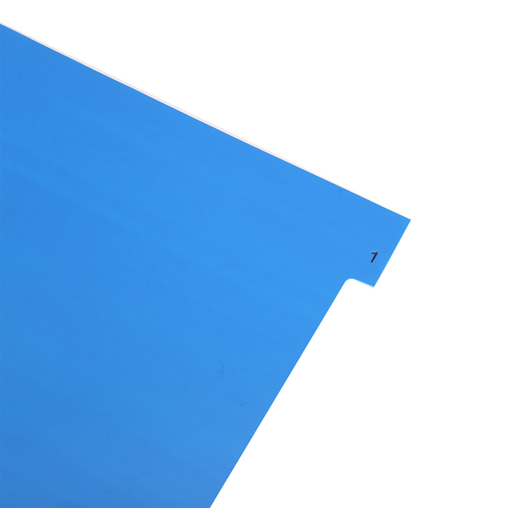 Разделитель пластиковый DELI, А4, 10 листов, цветной