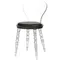 Стул Babel черный с прозрачными ножками | Marcel Wanders | Купить в Hallberg.ru
