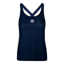 Женская теннисная майка BIDI BADU Afua Tech Burnout Tank Top Women - Dark Blue