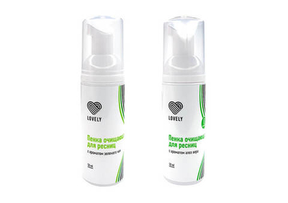 Пенка-мусс для ресниц Lovely, 50 мл (аромат алоэ вера)