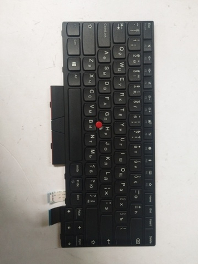 Клавиатура для Ноутбука Lenovo ThinkPad T470 / T480 / A475 казахская, черная (01AX464)