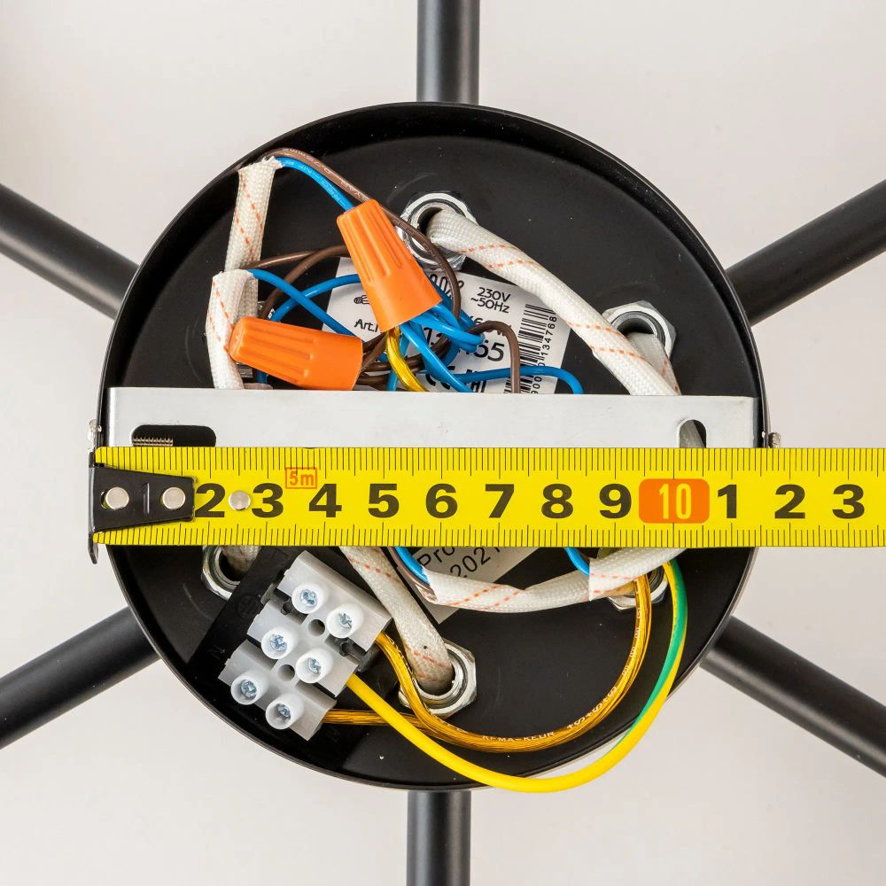 Citilux Нильс CL132165 Люстра потолочная Чёрная