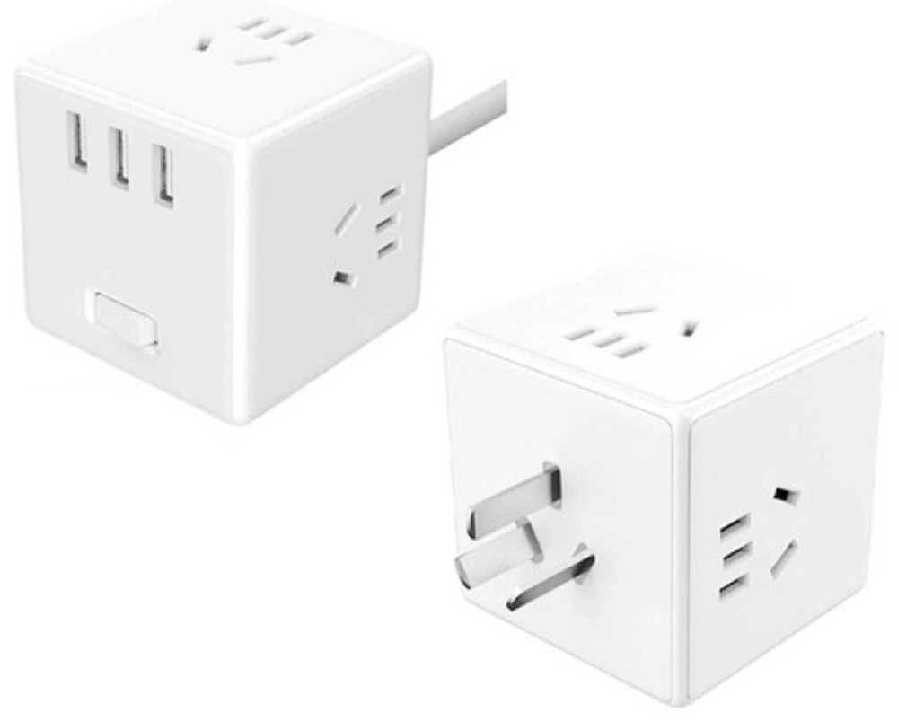 Зарядное устройство Xiaomi Rubiks Cube Converter Wired Edition белый