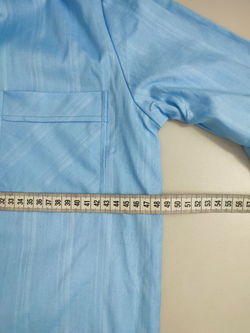 Рубашка голубая классическая 44-46 размер, новая