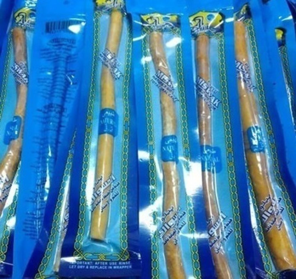 Палочка Al Khair Miswak для чистки зубов Мисвак, Пакистан Микс