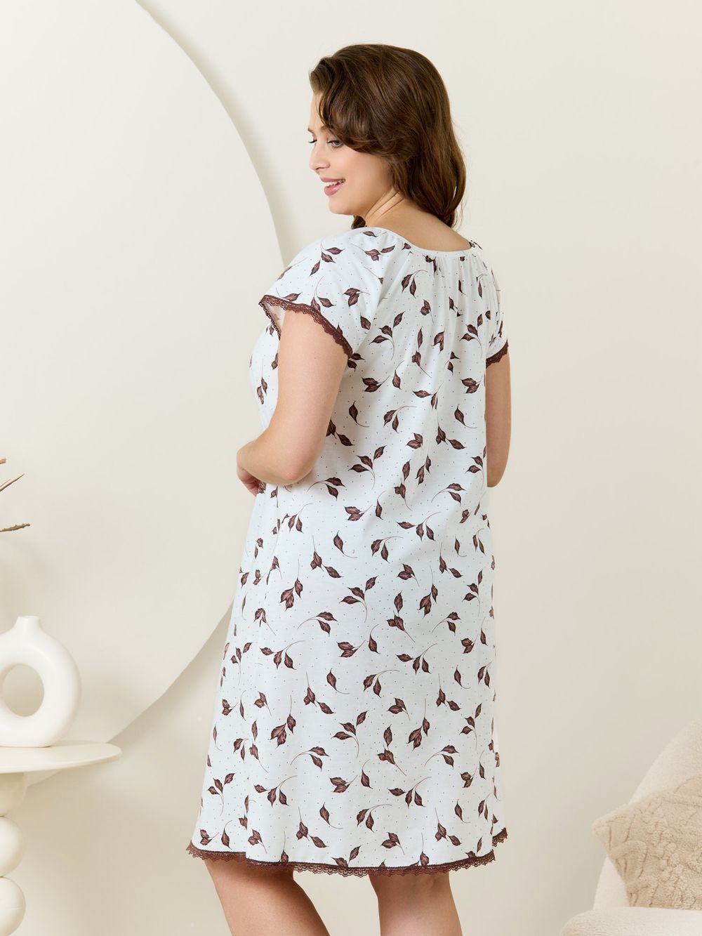 Ночная сорочка Рельеф-1 Виотекс КОРИЧНЕВЫЙ