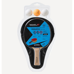 Набор н/т Roxel Hobby Progress (1 ракетка+3 мяча+чехол)