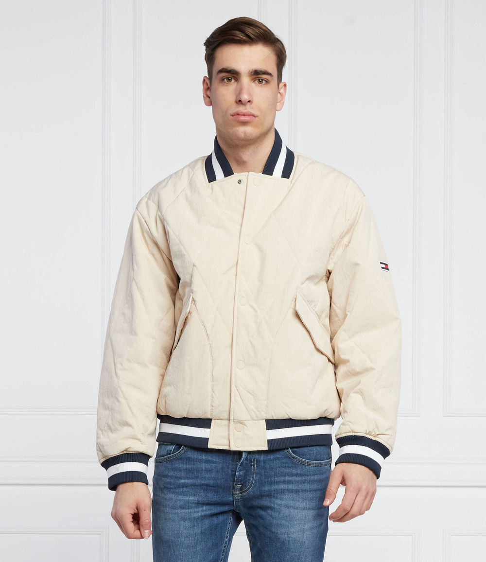 куртка бомбер Tommy Jeans - кремовый (DM0DM12307)